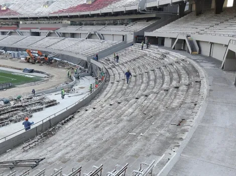 Avanzan las obras en el Monumental