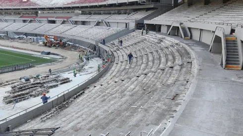 Así luce el Monumental actualmente.