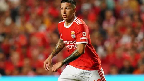 Enzo Fernández llegó a los 8 partidos oficiales con el Benfica.