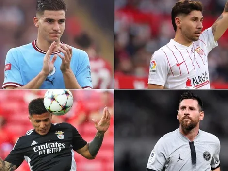 Julián vs. Montiel y Enzo vs. Messi: los cruces más importantes de la Champions