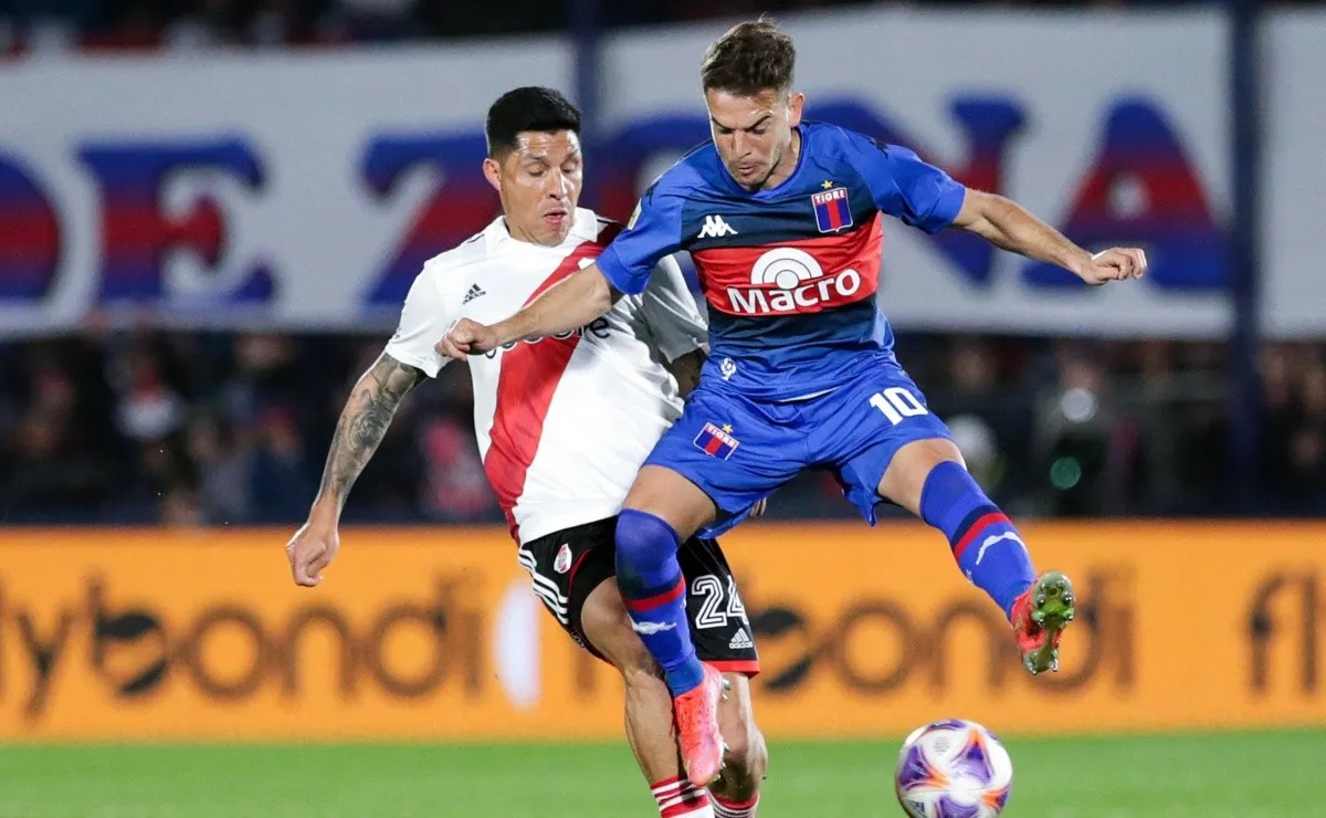 River empató 1 a 1 con Tigre en Victoria.