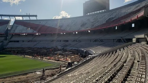 Se viene la renovación de las butacas en todo el Monumental.
