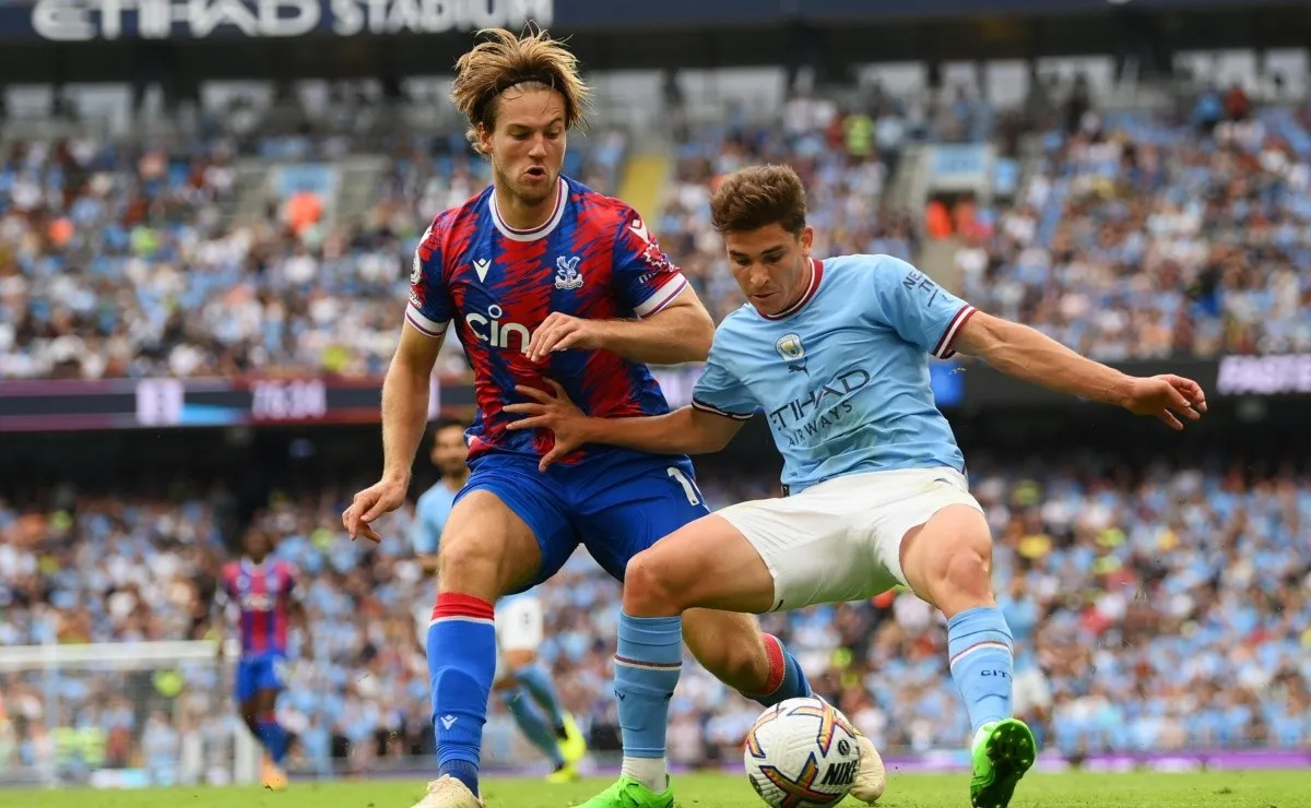 Julián jugó un partidazo en el triunfo de su equipo ante el Crystal Palace.