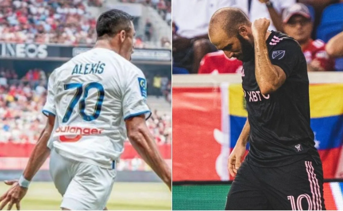 Alexis y el Pipa anotaron verdaderos golazos para Olympique Marsella e Inter Miami respectivamente.