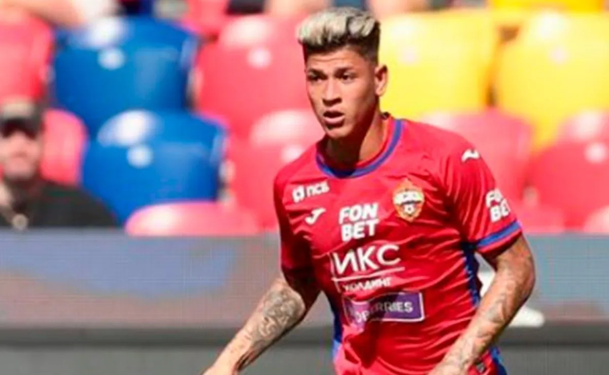 Jorge Carrascal se anotó en el triunfo del CSKA de Moscú ante Ajmat.