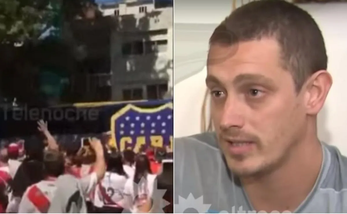 Matías Firpo, agresor del micro de Boca.