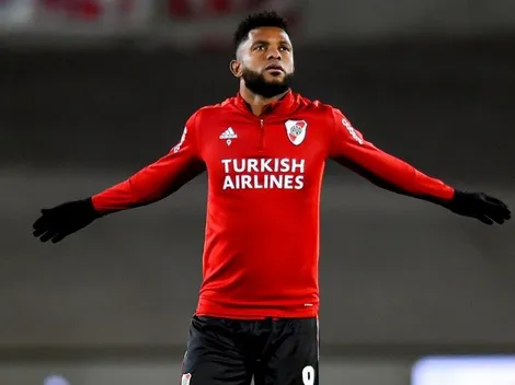 Borja tuvo que dejar el entrenamiento de River