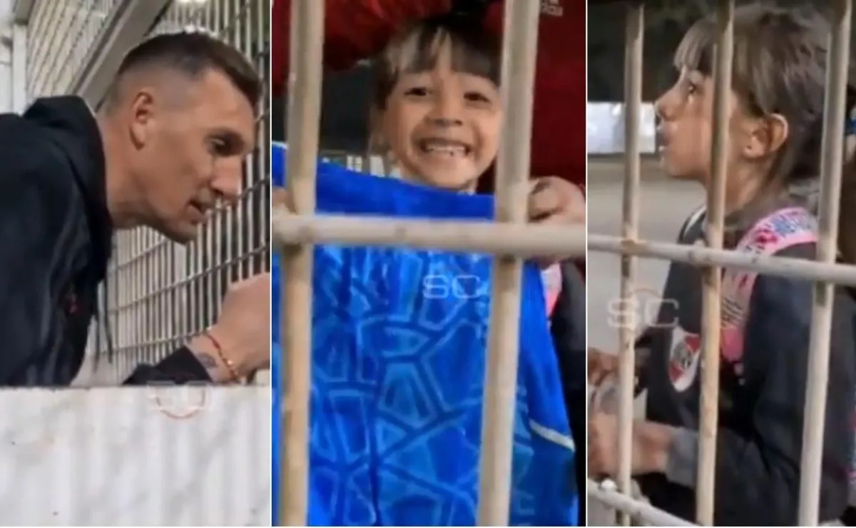 Franco Armani le cumplió el sueño a esta fanática.