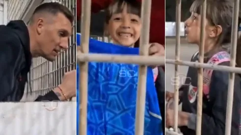 Franco Armani le cumplió el sueño a esta fanática.