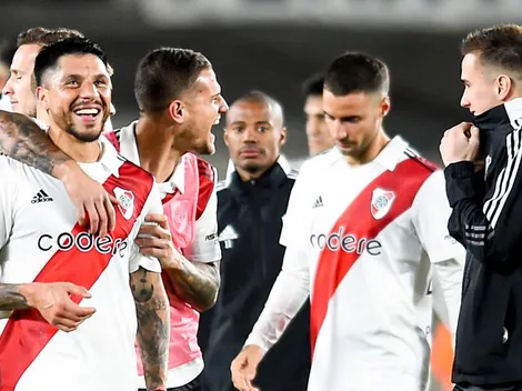 El divertido cruce entre De La Cruz, Mammana y Palavecino luego de la goleada