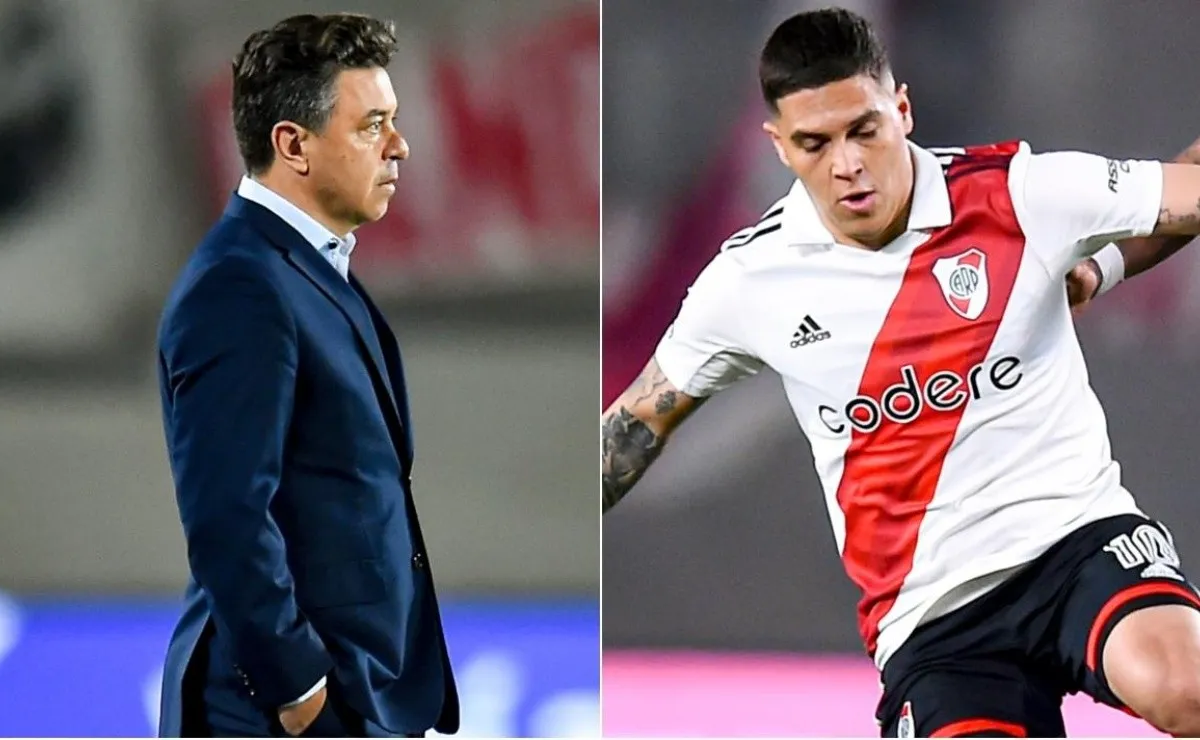Gallardo habló maravillas de Juanfer y contó por qué estuvo varios partidos entrando desde el banco y por qué ahora lo viene haciendo desde el arranque.