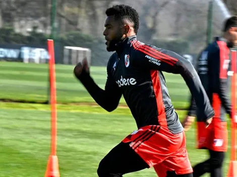 Borja dejó atrás la gripe y se entrenó con normalidad