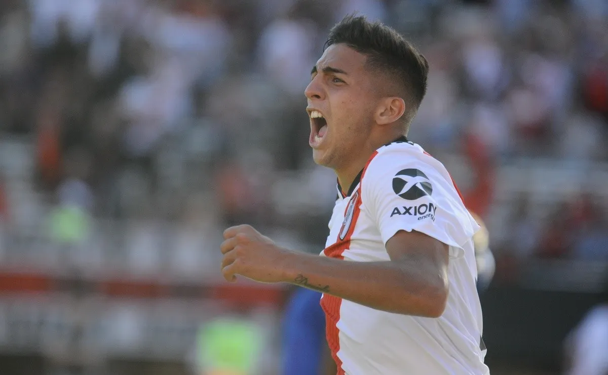 Hernán López Muñoz anotó con el Manto Sagrado en su debut ante Tigre en 2019.