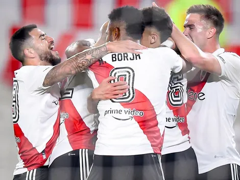 River fue pura contundencia, goleó a Central Córdoba y da pelea en el torneo