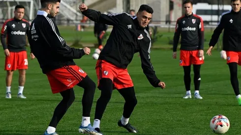 El Más Grande volvió a los trabajos en Ezeiza luego del empate en el Viaducto.