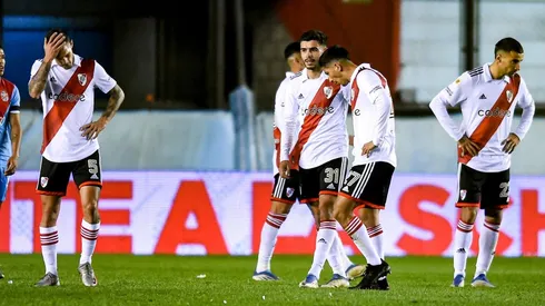 Cabizbajo y masticando bronca, así se fue River de Sarandí después del cero a cero.