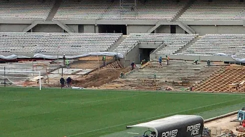 La histórica Puerta Maratón en el Sívori Baja.