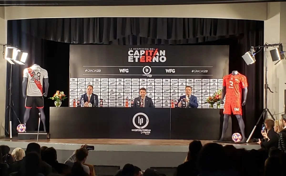 El León presentó su partido despedida en el Monumental.