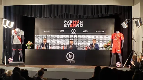 El León presentó su partido despedida en el Monumental.