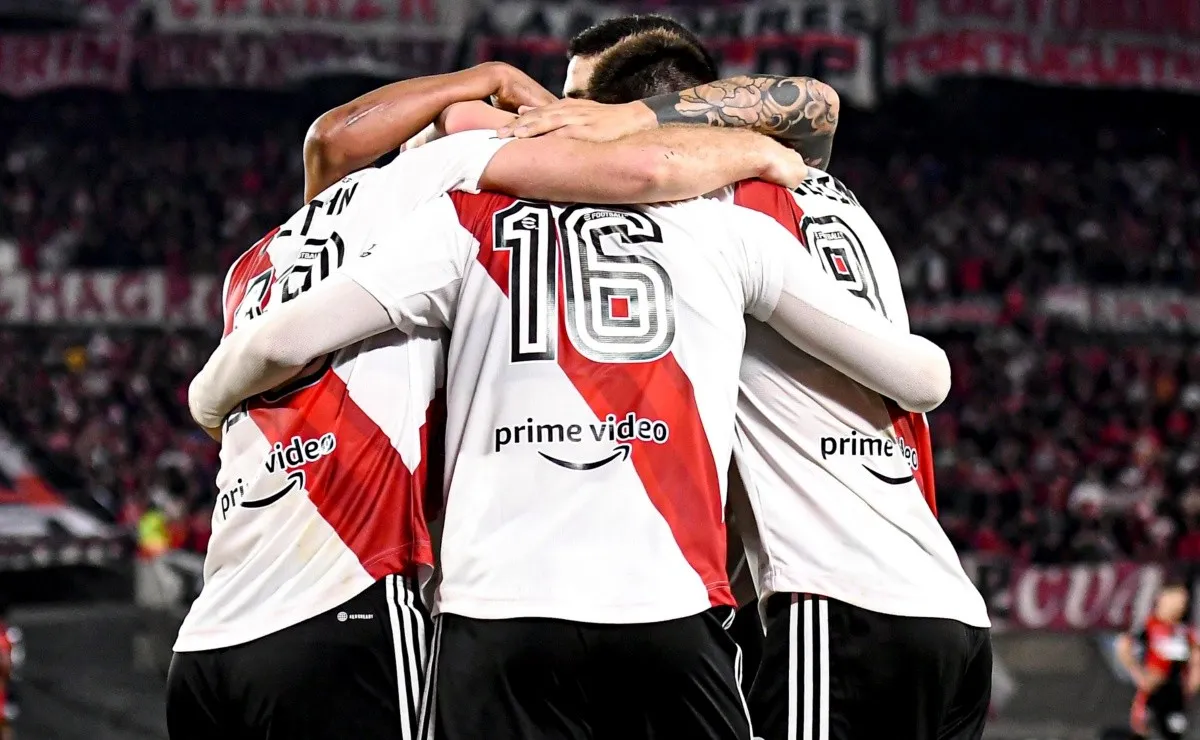 River es el equipo que más goles a favor tiene en la Liga Profesional.
