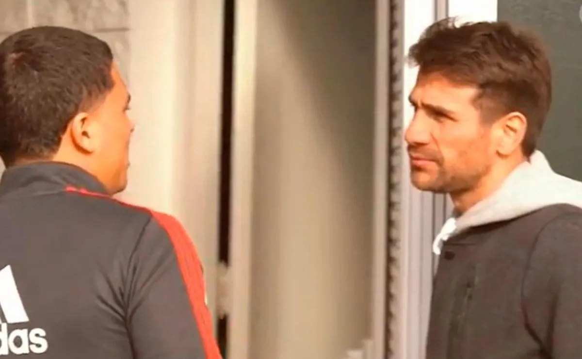 Leo Ponzio charló con Juanfer en el River Camp.