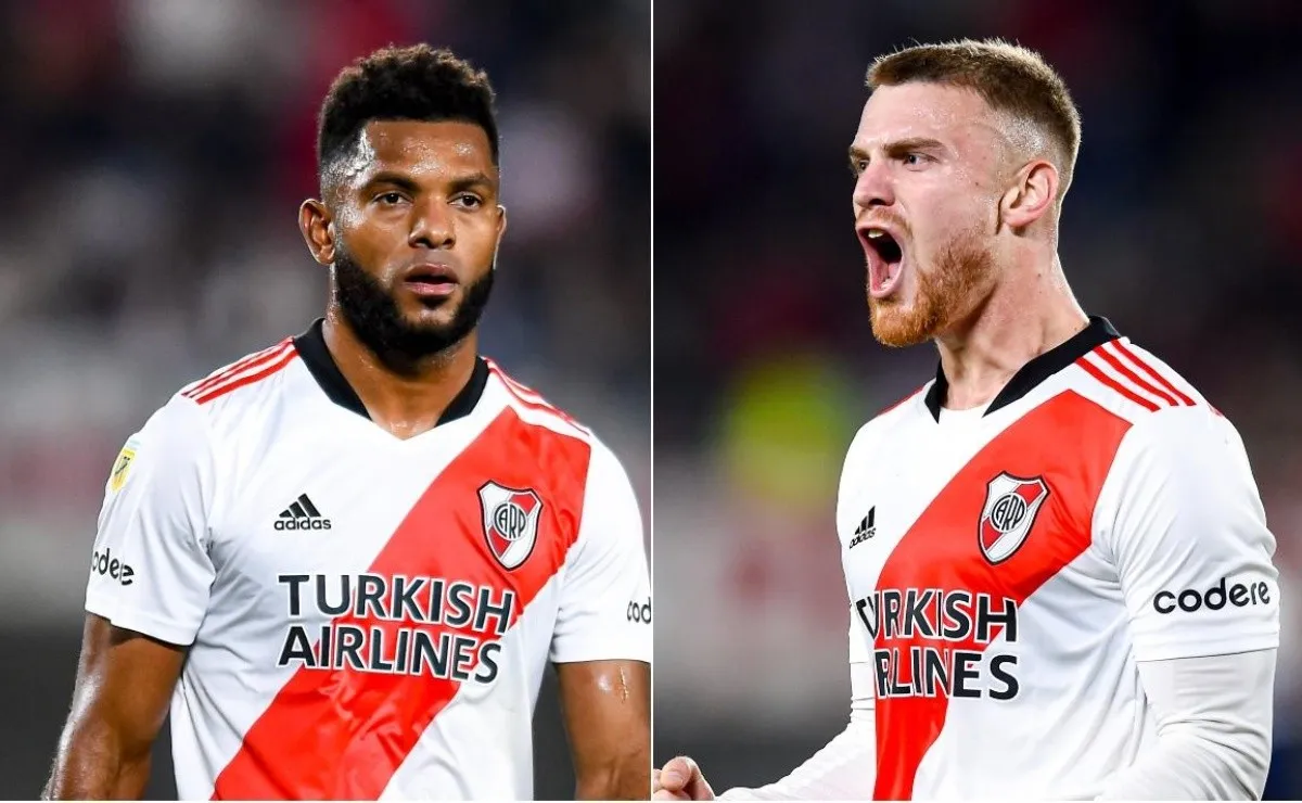 Miguel Ángel Borja o Lucas Beltrán, la duda de Gallardo para jugar contra Arsenal.