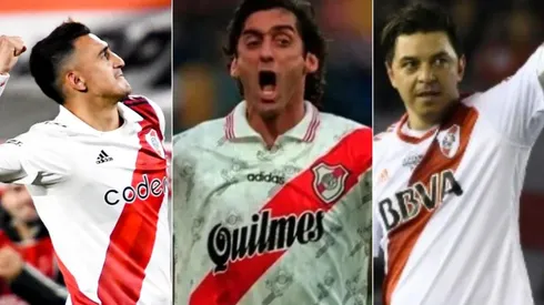 Suárez, Francescoli y Gallardo.