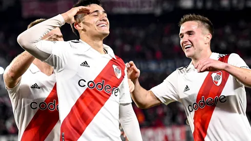 Solari, Palavecino y Beltrán, protagonistas de un divertido cruce.