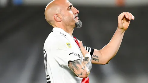 El experimentado defensor millonario fue uno de los puntos altos de River.