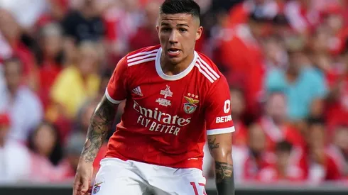 Enzo Fernández y otro partido top con la camiseta del Benfica.