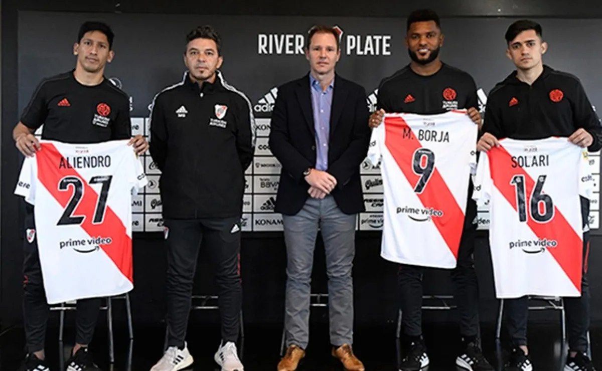River sumó a Aliendro, Borja y Solari en este mercado de pases.
