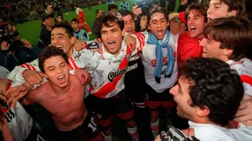 El Muñeco formó parte del plantel de River que coronó en el Clausura 1997.