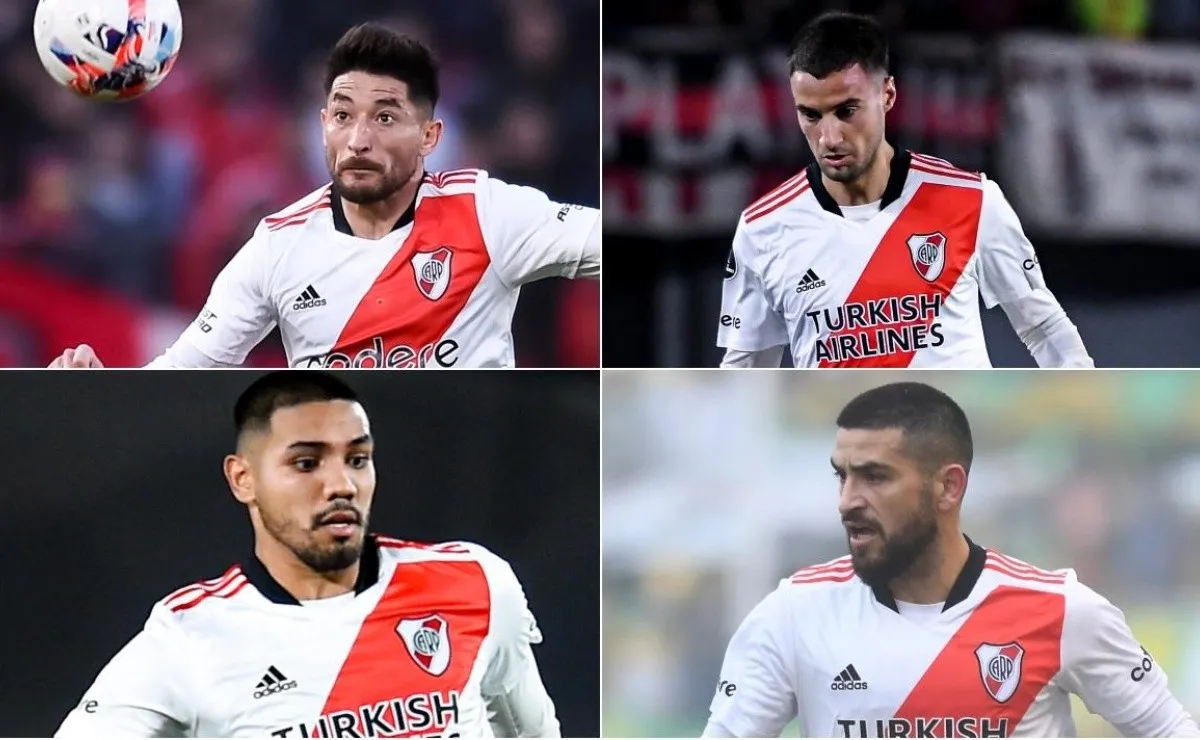 Casco, Mammana, Martínen y Gómez fue la única que el Muñeco repitió en el torneo doméstico.