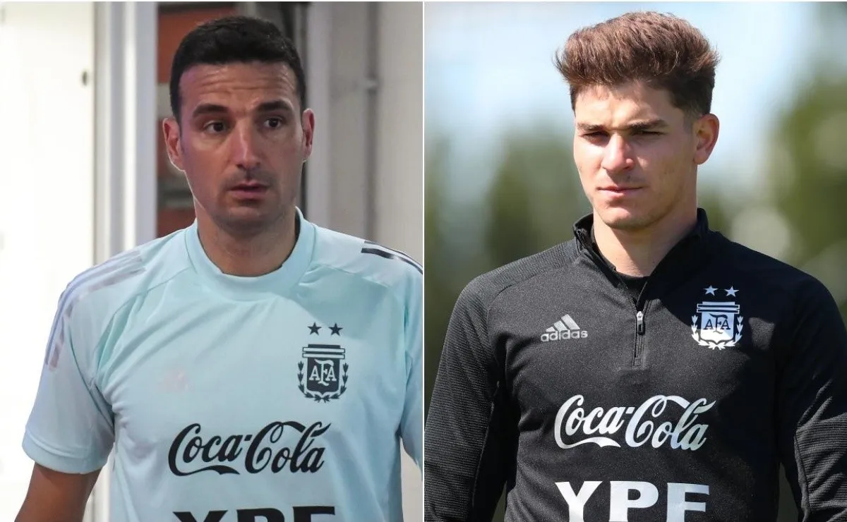 El DT de la Selección Argentino, entusiasmado por el presente de Julián en el City