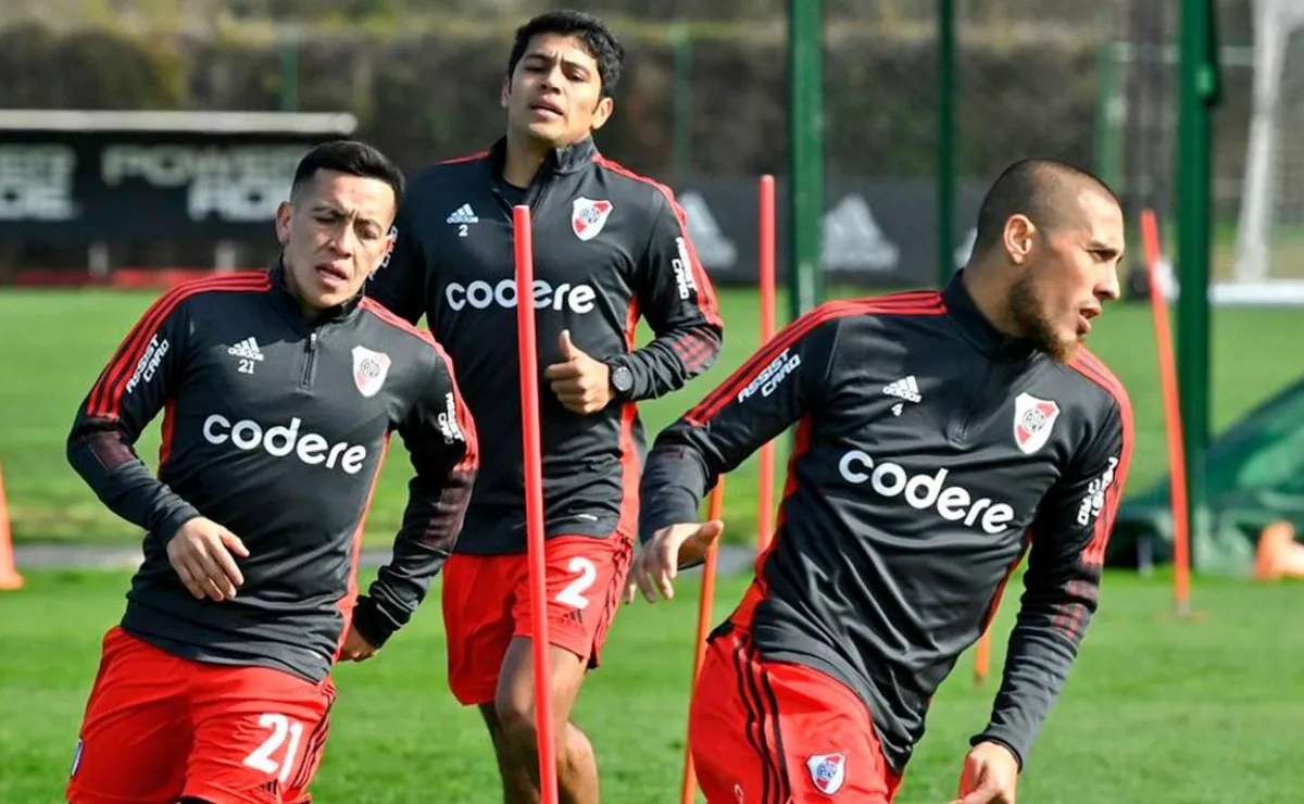 Rojas en la práctica del Más Grande.