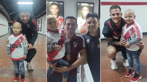 El plantel millonario le cumplió el sueño a un pequeño fanático del Más Grande.
