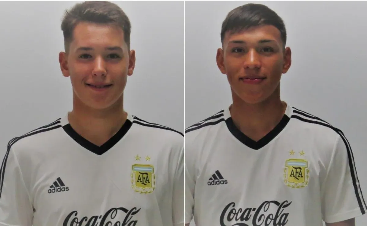 Franco Jaroszewicz y Ulises Giménez, otra vez convocados al Sub 17 de Aimar