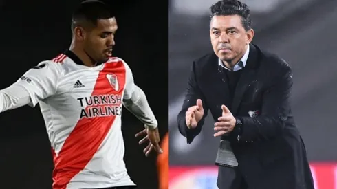 Gallardo respaldó al defensor de River tras las reiteradas equivocaciones ante Sarmiento.