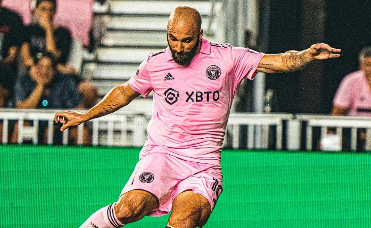 Gonzalo Higuaín anotó tres goles en el empate 4 a 4 entre Inter de Miami y Cincinnati por la MLS.