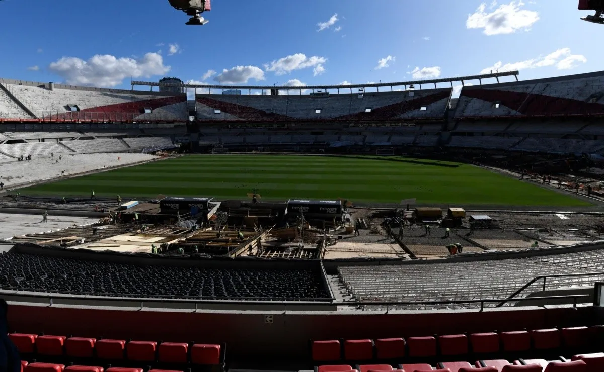 El Millonario avanza con la renovación y ampliación del Monumental.
