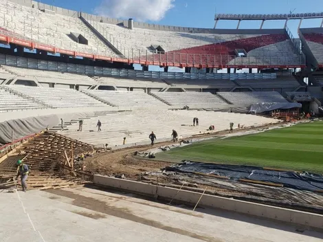Las nuevas fotos de las obras en el Monumental