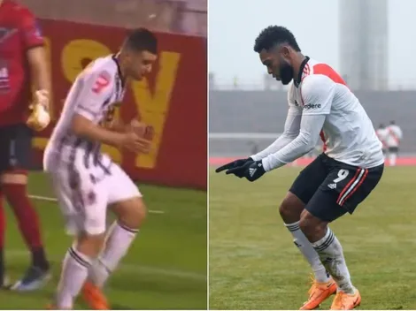 El furor por Borja llegó al Ascenso: le copiaron su festejo