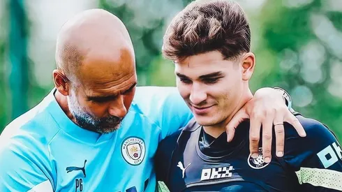 El DT español volvió a llenar de elogios a Julián.