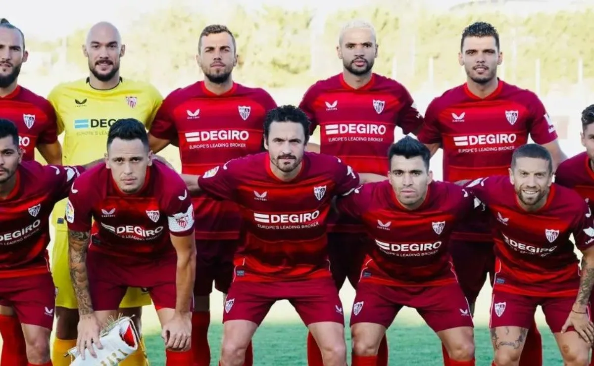 El Sevilla goleó 6 a 0 al Angers con tres ex River en cancha.