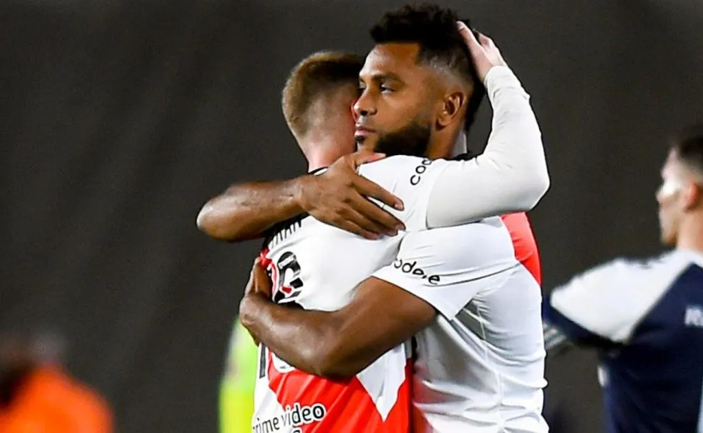 Beltrán y Borja fueron compañeros en River durante un año.