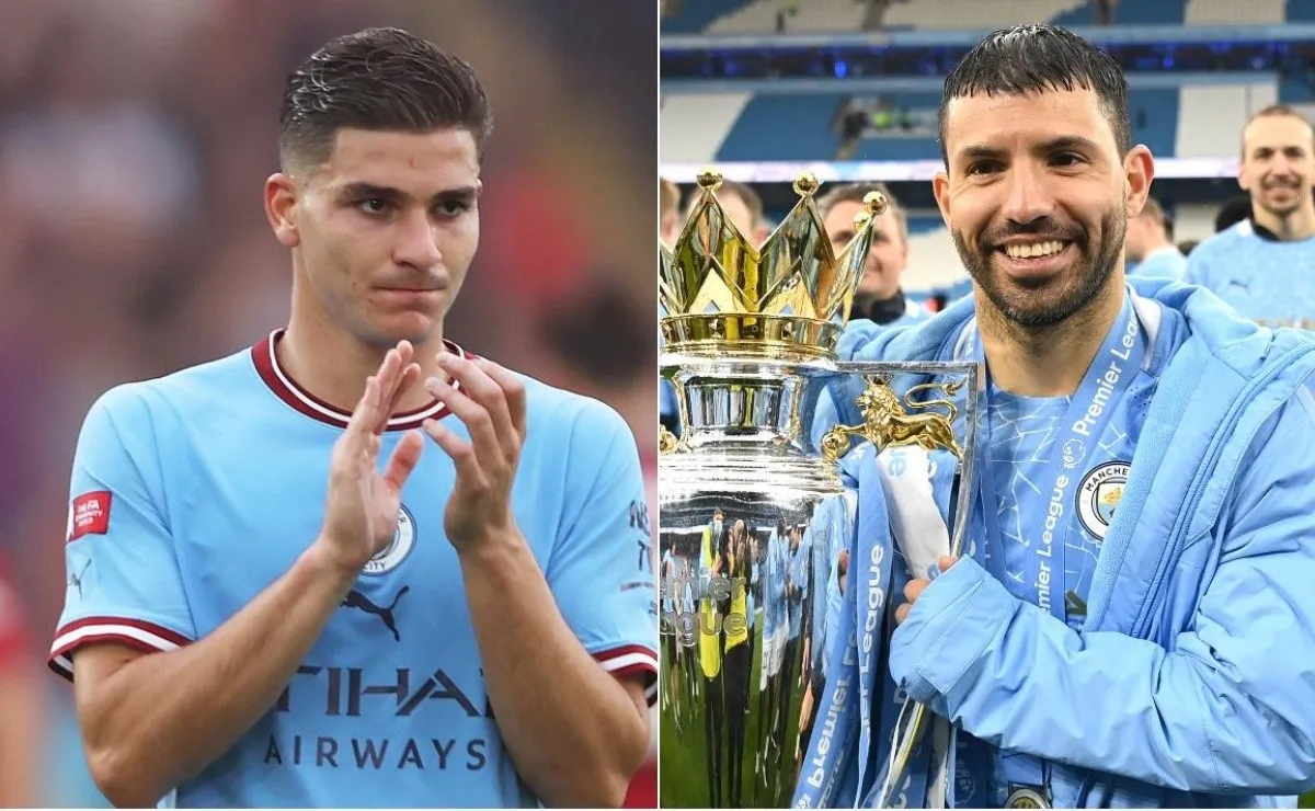Sergio Agüero contó qué consejos le dio a Julián Álvarez antes de su llegada a Manchester y fiel a su estilo lo contó con mucha gracia.
