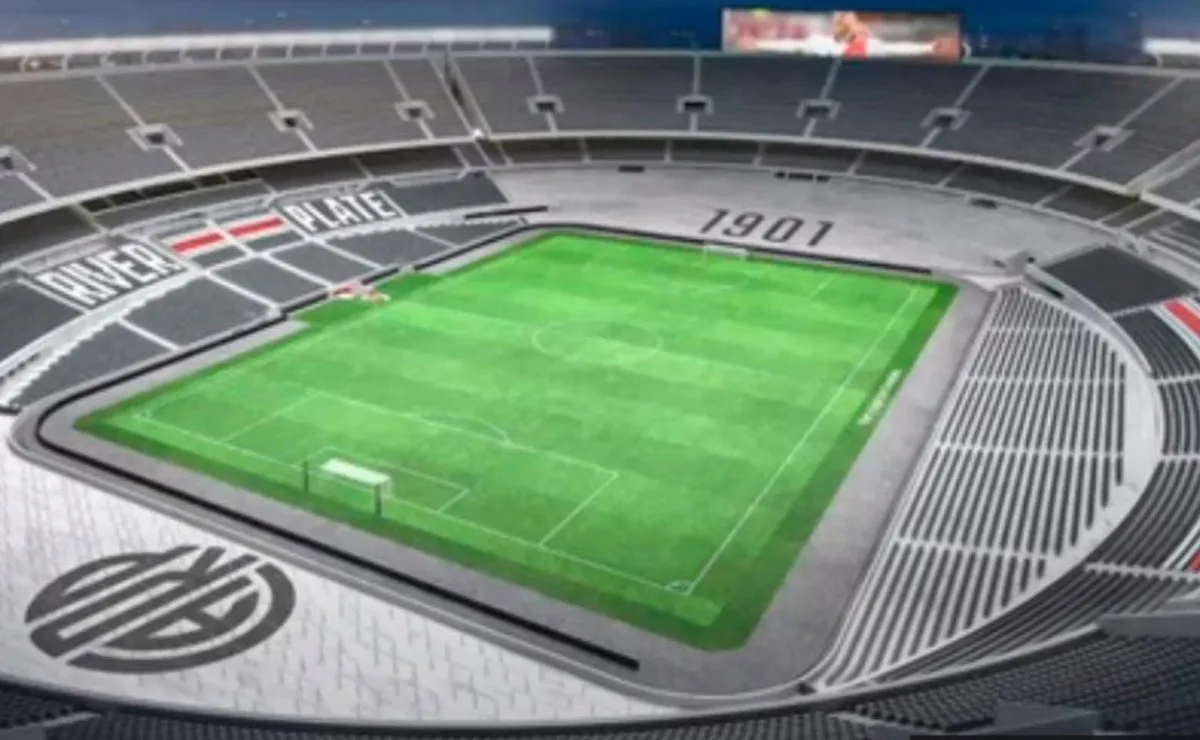 El Monumental del futuro, con el gris como color predominante.