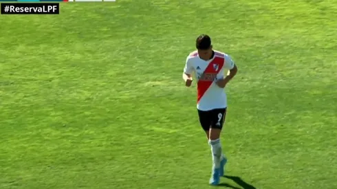 El número 9 de la Reserva no pudo terminar el partido.