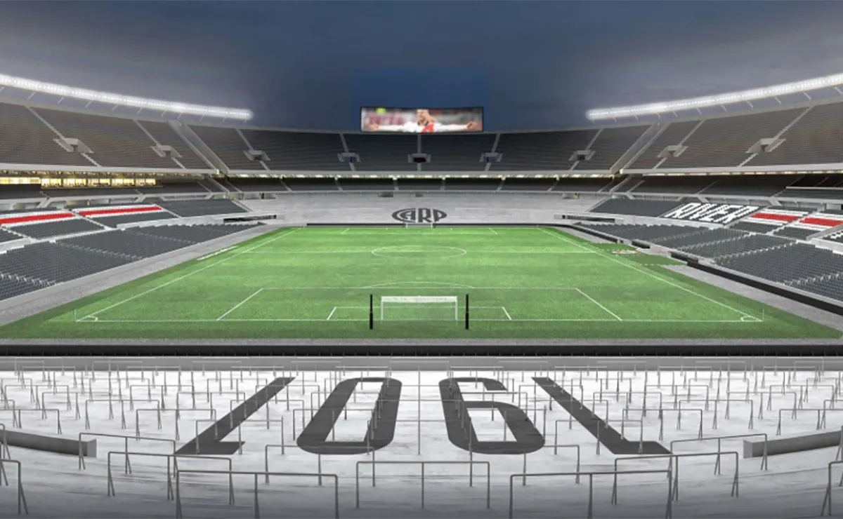 El Estadio Monumental va tomando forma.