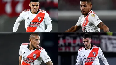 Díaz, Martínez, Maidana y Mammana.